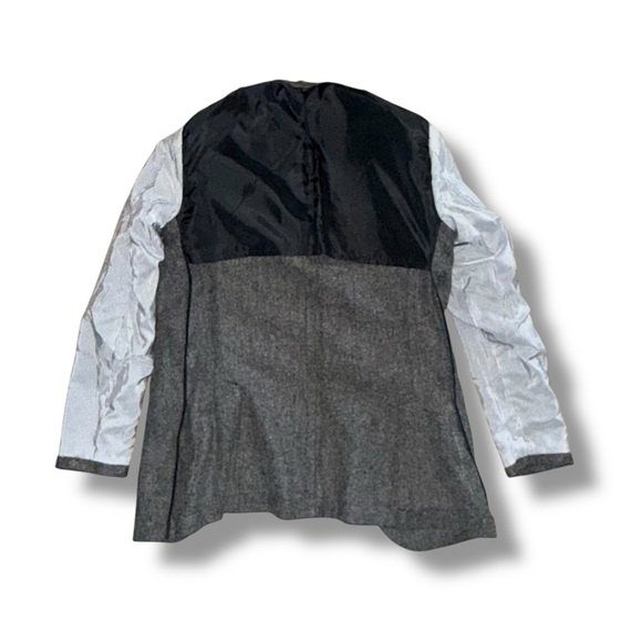 J.Crew Ludlow Moon Tweed British Cloth Blazer 36R Gray Herringbone Sport Coat - Picture 8 of 13